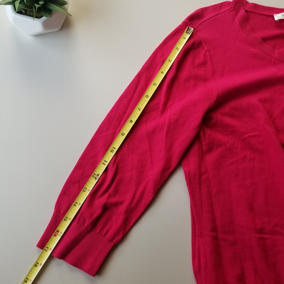 Dressbarn Women's Red Cardigan Sweater, Size Large - Picture 5 of 9